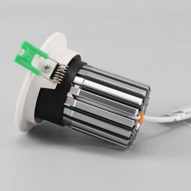 Spot encastré moderne LED rond blanc