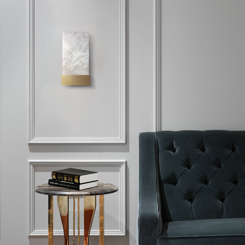 Applique murale moderne et design style marbre Wayem