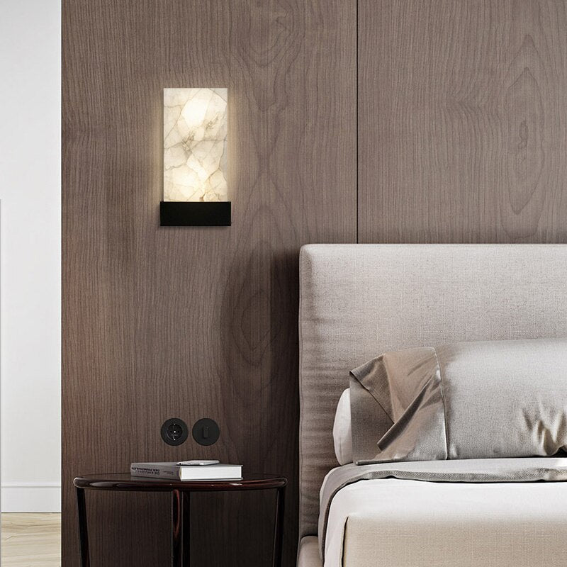 Applique murale moderne et design style marbre Wayem