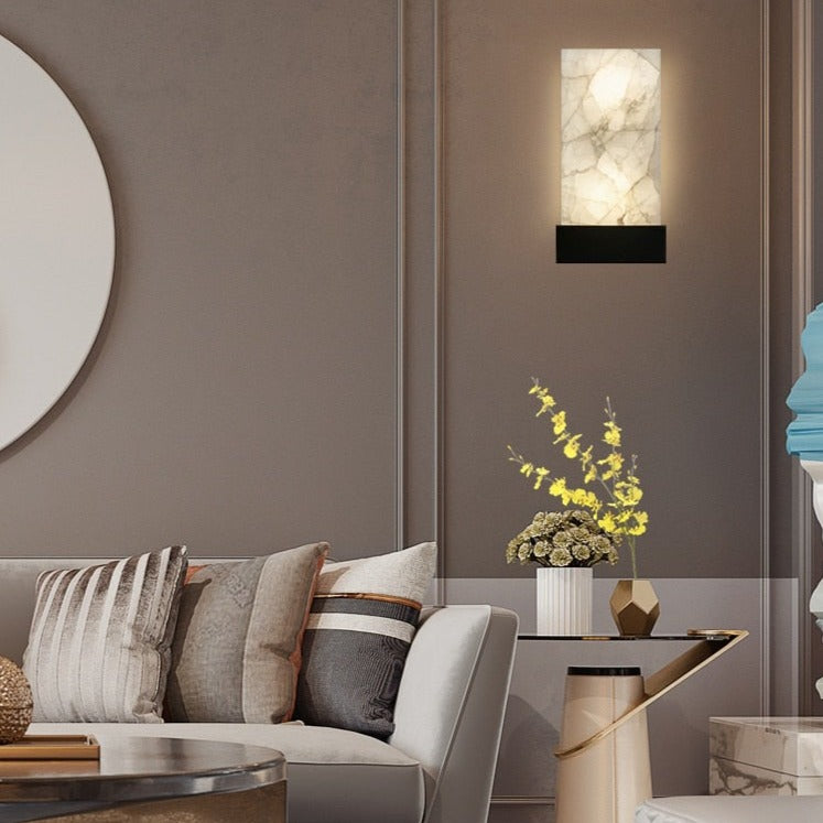Applique murale moderne et design style marbre Wayem