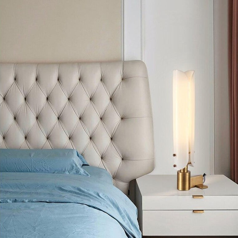 Lampe à poser design cylindrique en acier Tinella