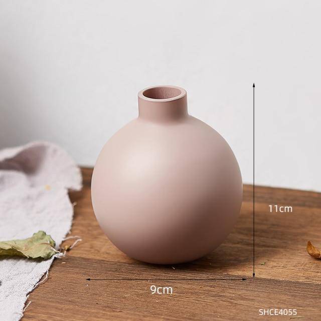 Vase design en céramique colorée Creative