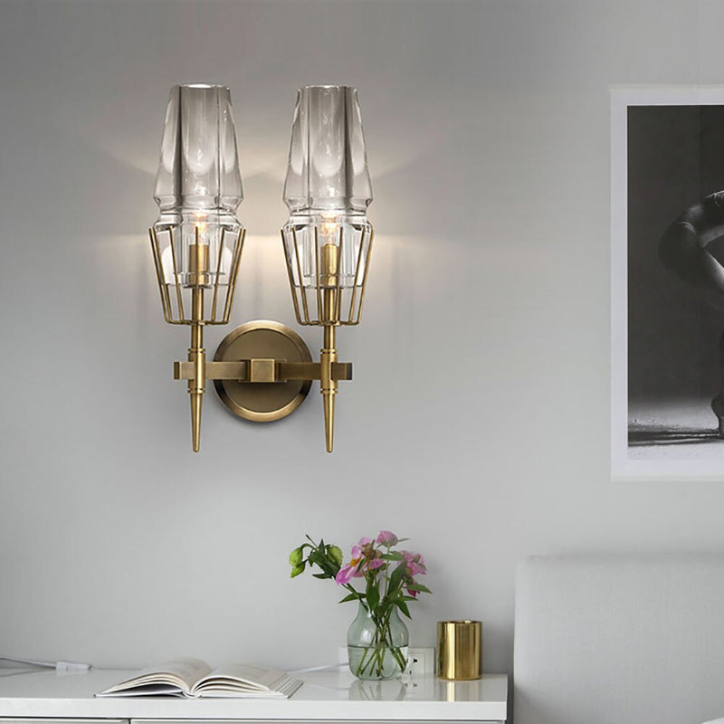 Applique murale vintage style lampe torche moderne Tasnim