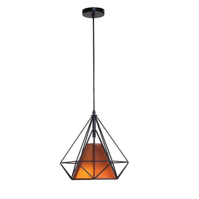 Suspension cage vintage colorée Luminy