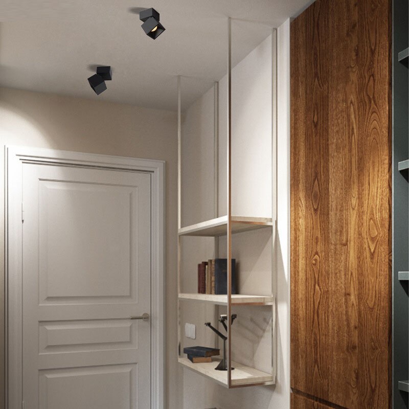 Spot design cubique avec angle réglable Irma