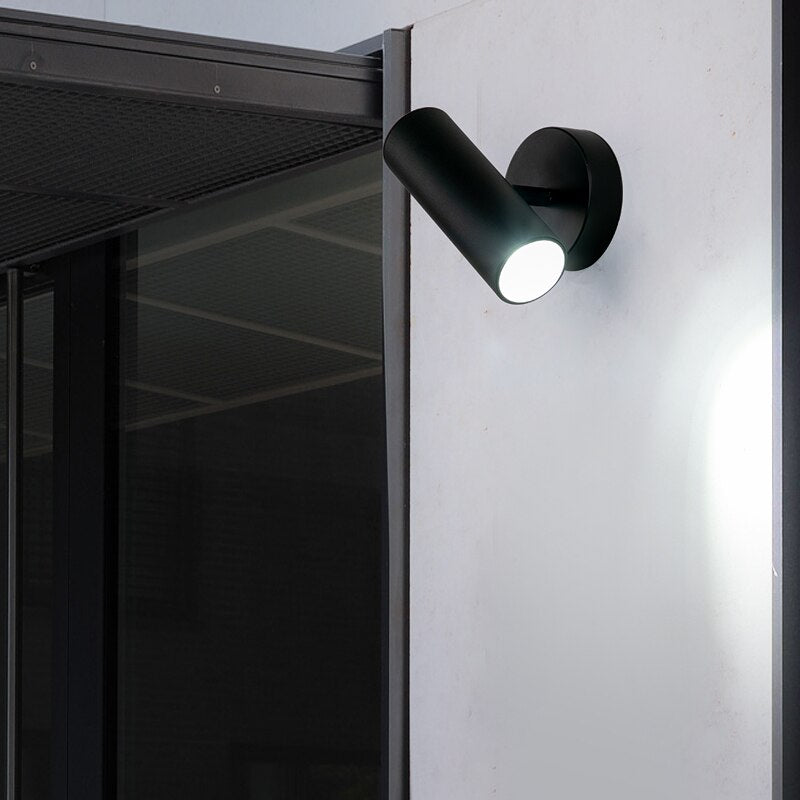 Applique murale moderne LED style spotlight en métal Ariadne