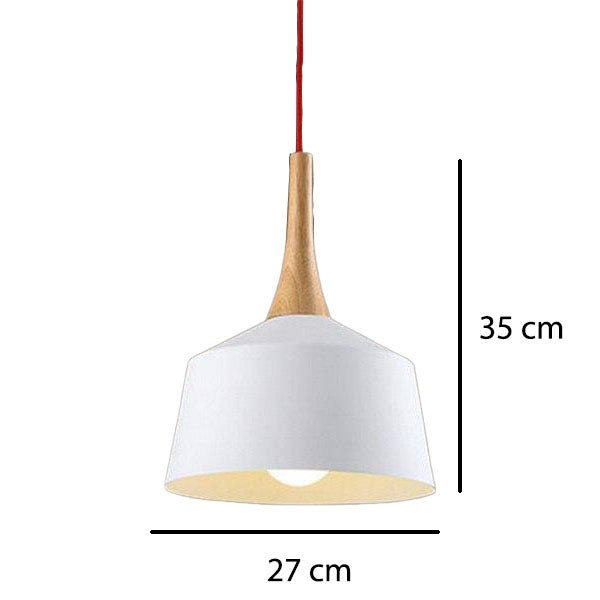 Suspension en bois et aluminium Coffee