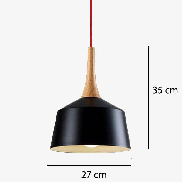 Suspension en bois et aluminium Coffee