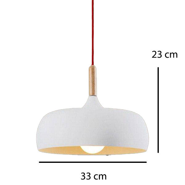 Suspension en bois et aluminium Coffee