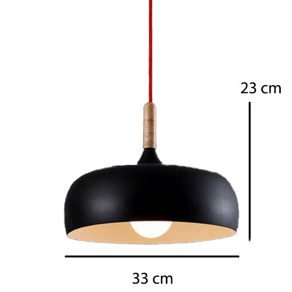 Suspension en bois et aluminium Coffee
