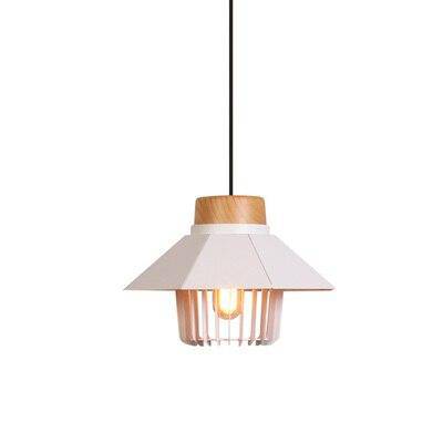 Suspension design LED avec abat-jour cage métal colorée Loft