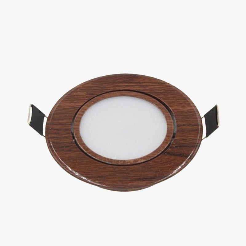 Spot moderne LED rond style bois Ventura