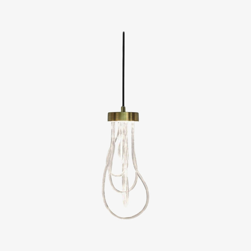 Suspension moderne avec des tuyaux en verre Aqualya