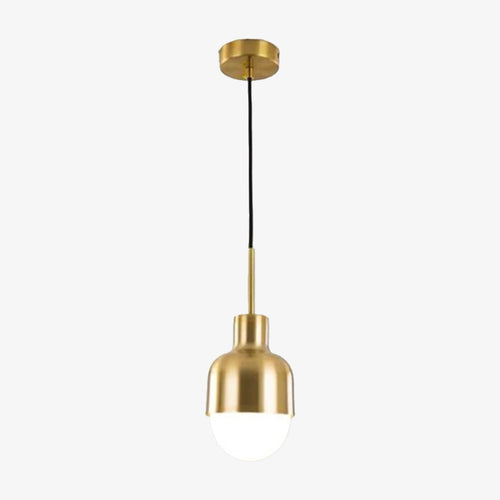Suspension moderne LED minimaliste et dorée Melania