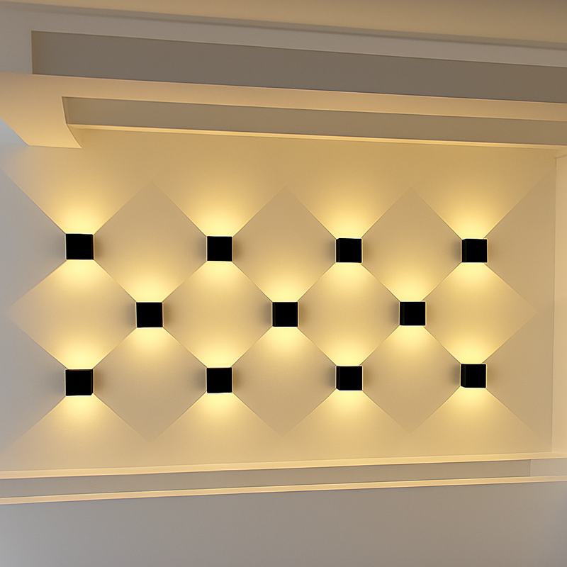 6W/12W applique murale LED lumière extérieure étanche IP65 porche jardin applique et intérieur chambre chevet décoration éclairage lampe en aluminium