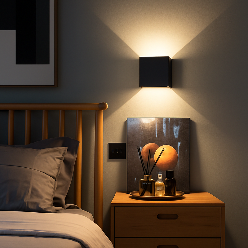 6W/12W applique murale LED lumière extérieure étanche IP65 porche jardin applique et intérieur chambre chevet décoration éclairage lampe en aluminium