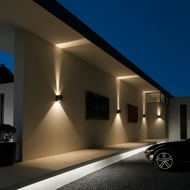 6W/12W applique murale LED lumière extérieure étanche IP65 porche jardin applique et intérieur chambre chevet décoration éclairage lampe en aluminium