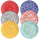 Service de table ceramique motifs floraux assiettes bols