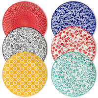 Service de table ceramique motifs floraux assiettes bols
