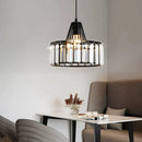 suspension nordique moderne en fer et verre