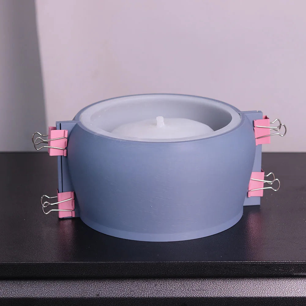 moule en silicone pour pot de fleurs style nordique moderne - vue 5 sur 8