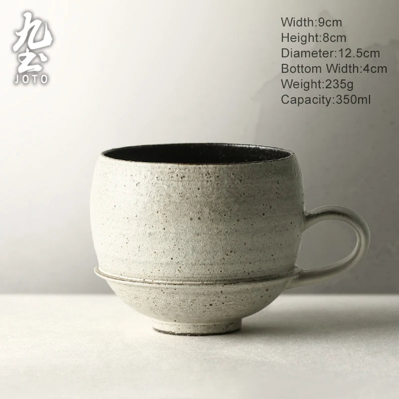 Mug céramique 330 ml style simple anse bureau