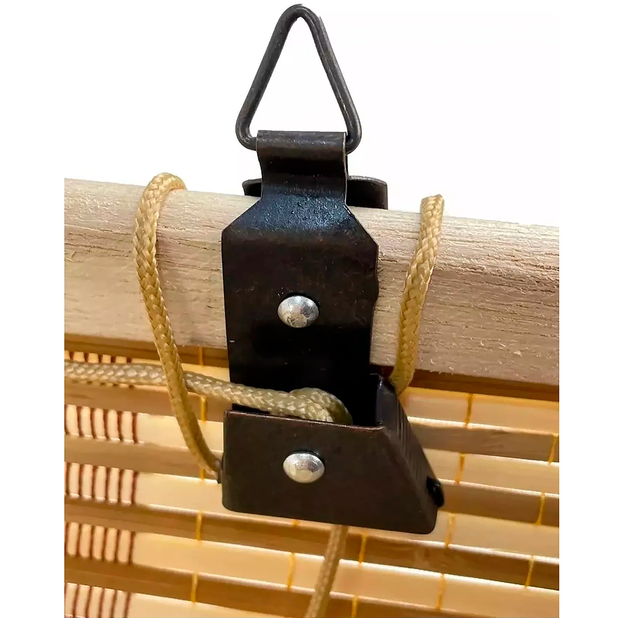 Store vénitien bambou pour fenêtre porte salon terrasse - vue 7 sur 21