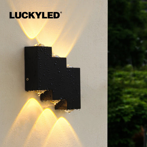 Applique murale extérieure 10w Ip65 étanche nordique salle de bain lumière chambre chevet couloir éclairage escaliers intérieur applique murale LED lampe - vue 3 sur 7