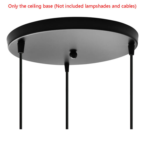Modern Ceiling Light Chandelier Metal Crystal Shade E27, Pendant Lighting for Living Dining Room Bedroom Cafe Bar Black White - vue 9 sur 12