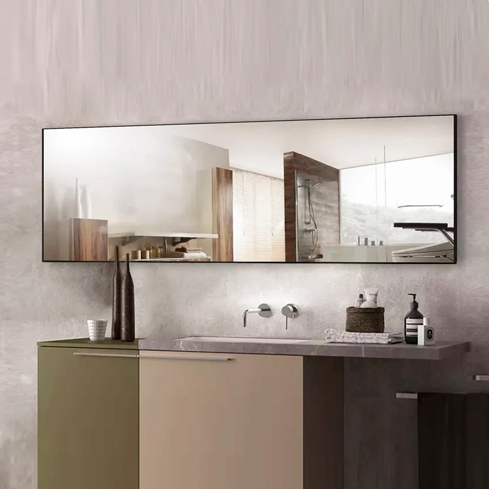 miroir sur pied en verre trempé vertical ou incliné - vue 3 sur 5
