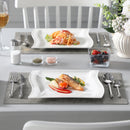 Service vaisselle céramique motif floral assiettes bols 24 pièces