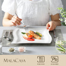 Service vaisselle céramique motif floral assiettes bols 24 pièces