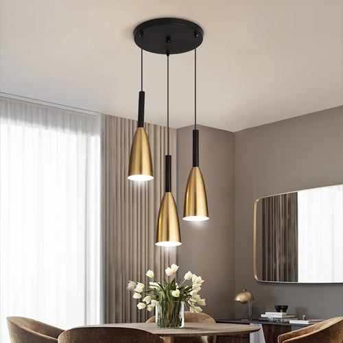 suspension led moderne pour éclairage intérieur élégant - vue 3 sur 10