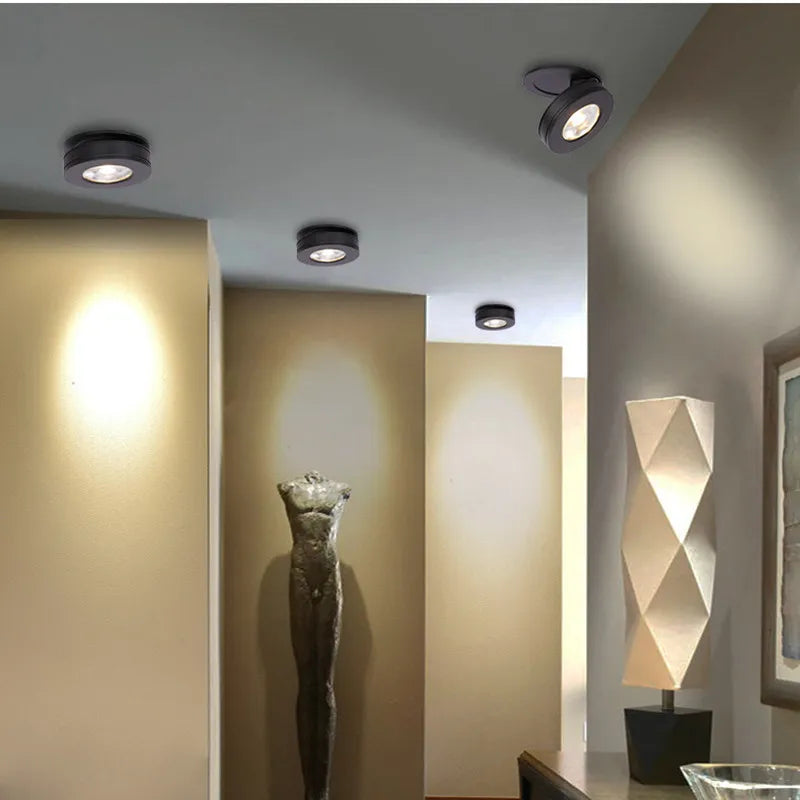 Spot LED encastré rotatif intérieur - vue 3 sur 6