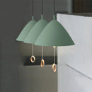 suspension design simple macaron avec interrupteur à tirer