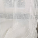 Rideau rayé style européen rétro tissu texturé décoratif