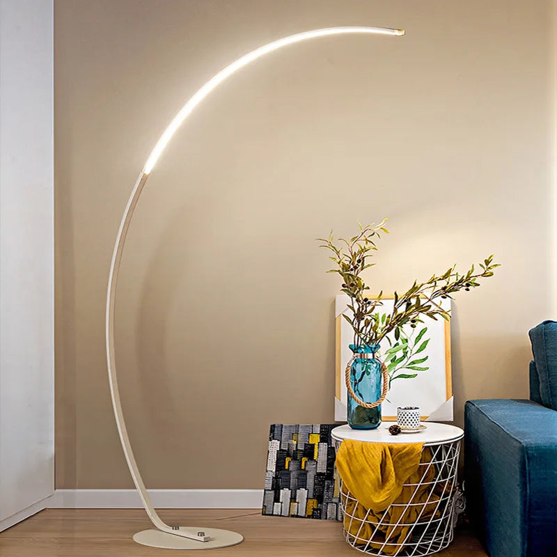 Lampadaire LED à arc moderne nordique - vue 3 sur 8