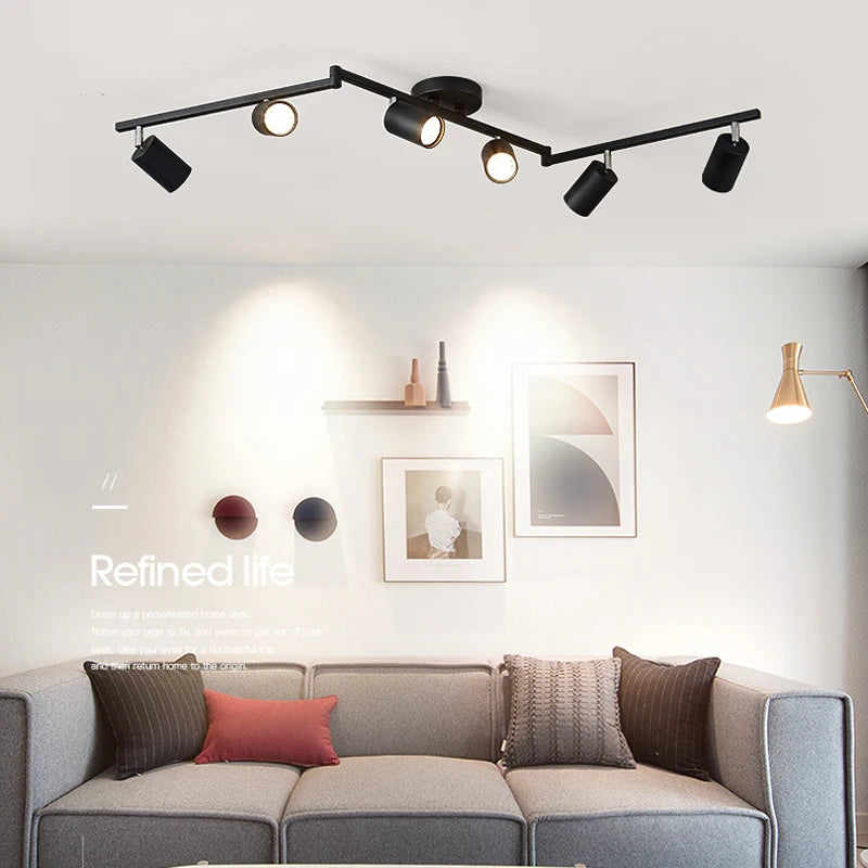 Spot Plafond Salon Dressing Rail Éclairage Surface Chambre Vitrine