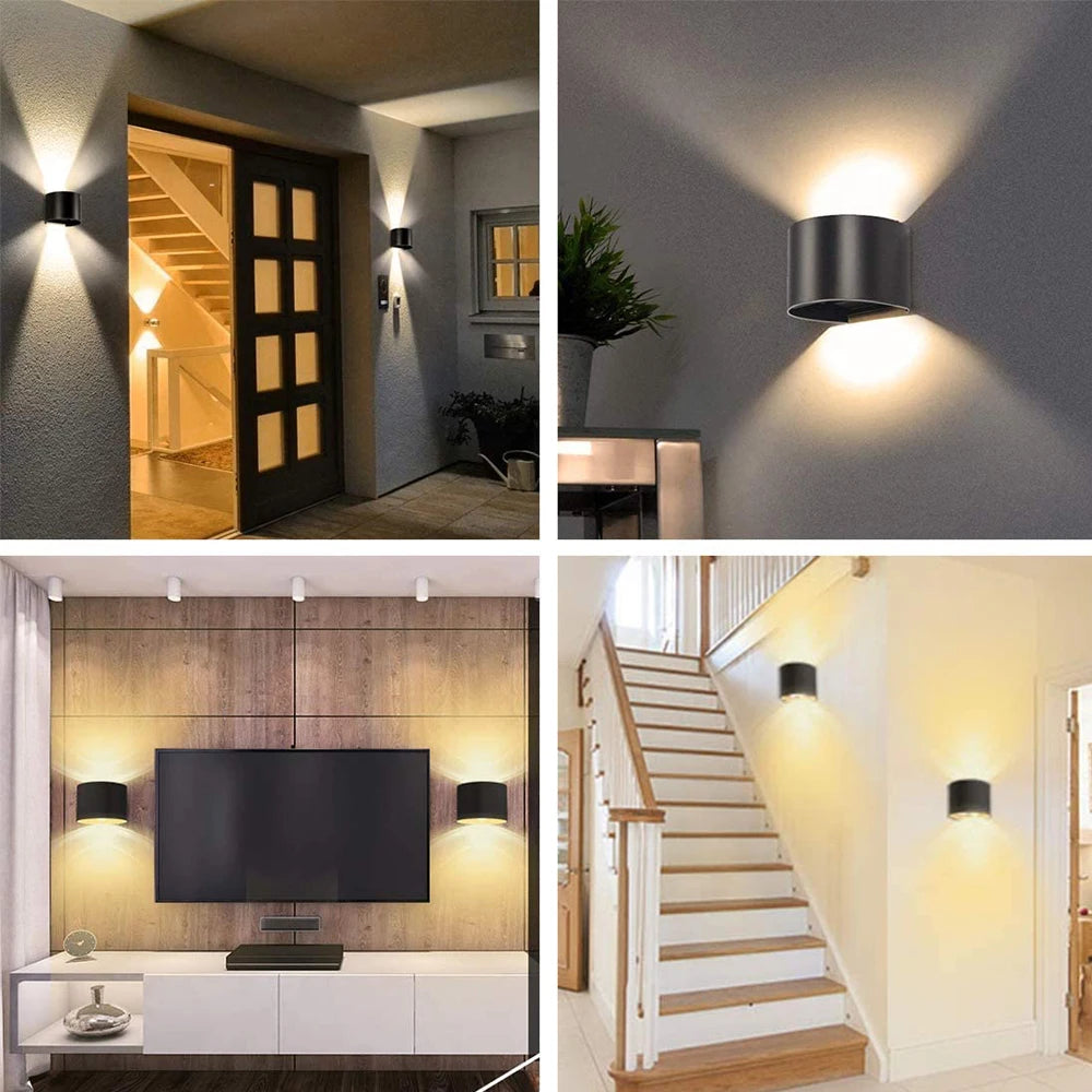 applique murale led réglables alu - vue 4 sur 8