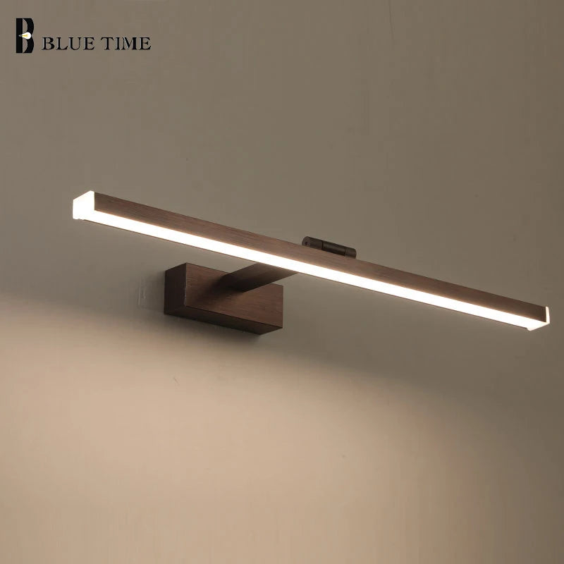 LED miroir lumière moderne applique murale LED lumière pour la maison salle de bain lampe AC90-260V LED luminaire intérieur appliques L120 100 80 60cm - vue 2 sur 6