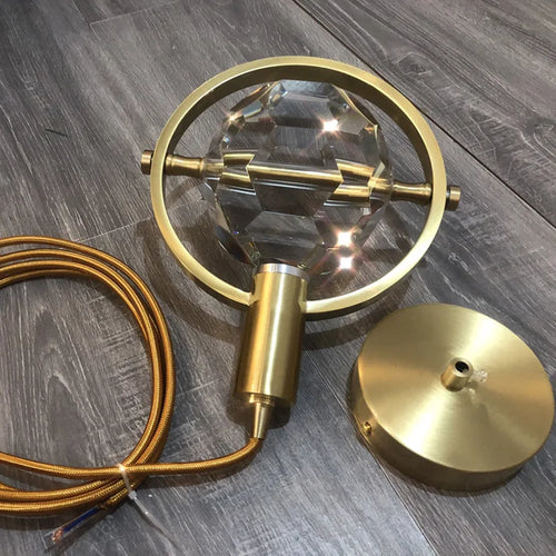 lustre en cristal créatif pour décoration intérieure moderne - vue 6 sur 8