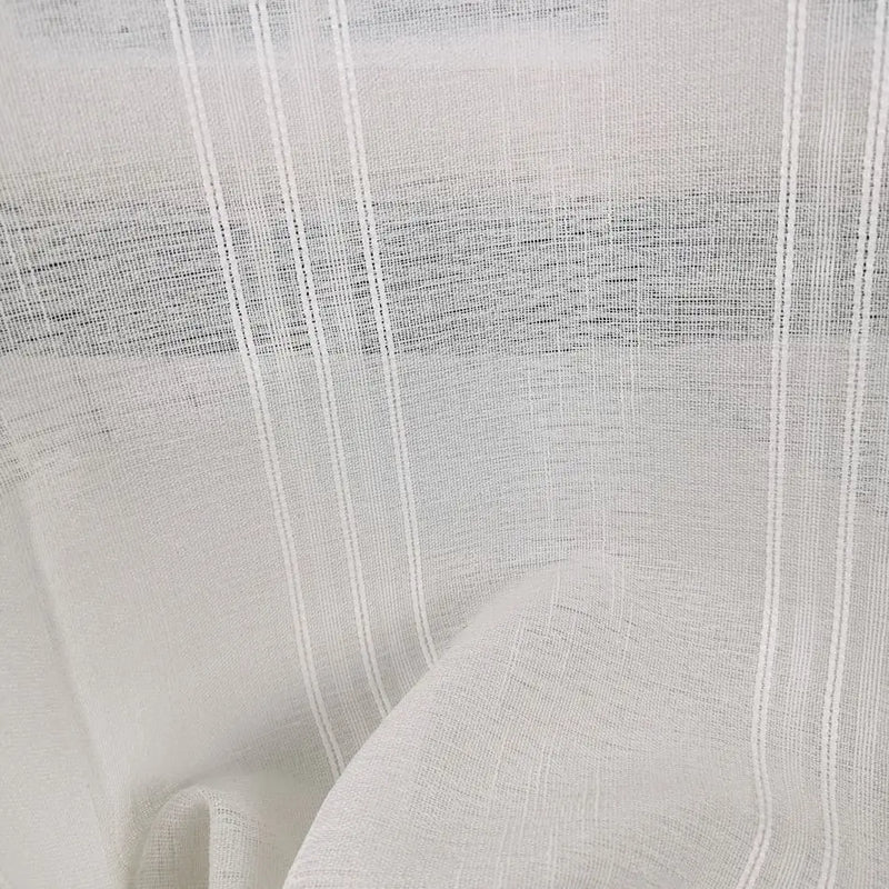 Rideau rayé style européen rétro tissu texturé décoratif