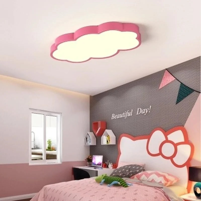 plafonnier led moderne en forme de nuage pour décoration intérieure - vue 5 sur 5