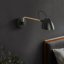 applique murale LED à bras oscillant à intensité variable avec interrupteur tactile Aisilan