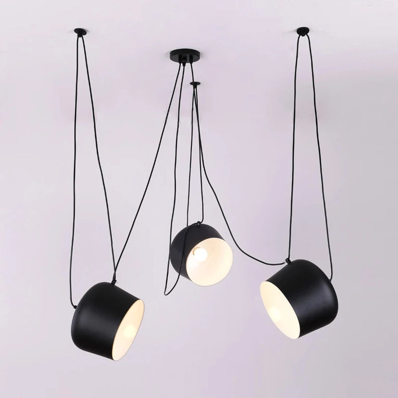 Suspension industrielles modernes d'araignée de conception Variable pour la salle de plongée/Restaurants lampes suspendues de cuisine luminaires E27 lampe à LED - vue 6 sur 6