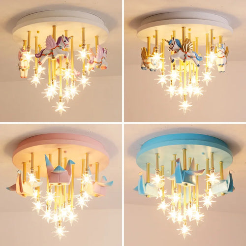 suspension lumineuse enfantine pour chambre à coucher amusante - vue 5 sur 10