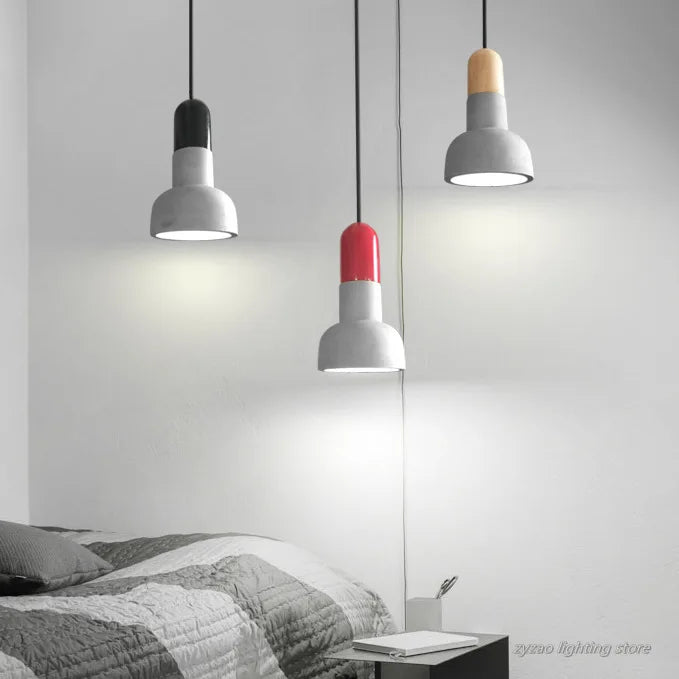 suspension nordique en ciment pour décoration intérieure rétro - vue 2 sur 9