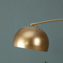 lampadaire nordique led en fer simple avec base en marbre