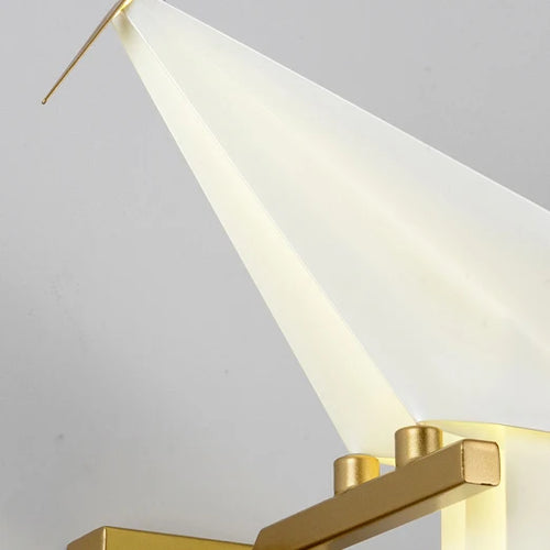 lampe postmoderne en fer acrylique pour amoureux des oiseaux - vue 5 sur 21