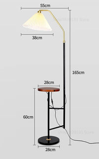 lampadaire contemporain luxe fer art pour table à thé nordique